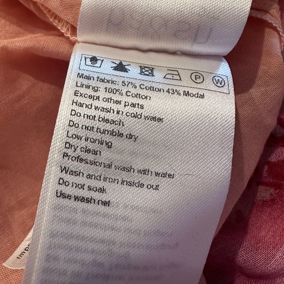 BA&SH Rose Pink Talia Dress - Size 3 = Large / L Size BASH - Picture 14 of 17